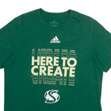 NIKE Mens T-Shirt Green L