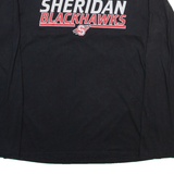 ADIDAS Mens T-Shirt Black Long Sleeve M