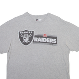 NFL Las Vegas Raiders Mens T-Shirt Grey USA L