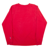 CHAMPION Mens T-Shirt Red Long Sleeve M
