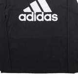 ADIDAS Mens T-Shirt Black Long Sleeve S