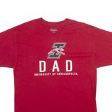 CHAMPION University Of Indianapolis Mens T-Shirt Red USA L