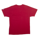 CHAMPION University Of Indianapolis Mens T-Shirt Red USA L