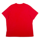 NIKE Mens T-Shirt Red 2XL