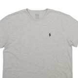 POLO RALPH LAUREN Mens T-Shirt Grey S