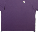 FILA Mens T-Shirt Purple XL
