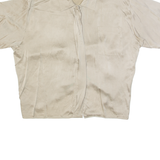 KELLO Womens Shirt Brown Collared L