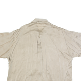 KELLO Womens Shirt Brown Collared L