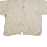 KELLO Womens Shirt Brown Collared L