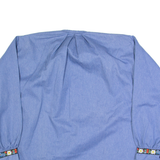 Womens Top Blue Long Sleeve Floral L