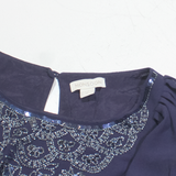 MONSOON Womens Blouse Blue UK 8