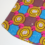 Womens Printed Shirt Maroon Crazy Pattern M