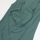 CARLA GI Womens Blouse Green V-Neck Sleeveless S