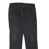 DICKIES Workwear Mens Jeans Black Regular Straight W36 L34