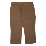 DICKIES Carpenter Workwear Mens Jeans Brown Regular Straight W40 L26