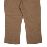 DICKIES Carpenter Workwear Mens Jeans Brown Regular Straight W40 L26