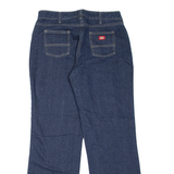 DICKIES Blanket Lined Workwear Womens Jeans Blue Relaxed Straight W30 L31