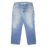 DICKIES Carpenter Workwear Mens Jeans Blue Relaxed Tapered Stone Wash W37 L32
