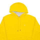 CHAMPION Mens Yellow Hoodie M