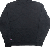 CHAMPION Mens Black Hoodie S