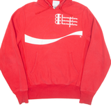CHAMPION REVERSE WEAVE Coca-Cola Mens Red Hoodie S