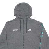 NIKE Surf Cup 2016 Mens Grey Hoodie Full Zip USA XL