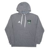ADIDAS Northshore Youth Soccer Club Mens Grey Hoodie USA L