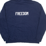 NIKE Life Christian Academy Basketball Mens Blue Hoodie XL