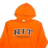 CHAMPION Rochester Institute Of Technology New York Mens Orange Hoodie USA M