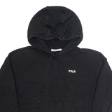 FILA Mens Black Hoodie S