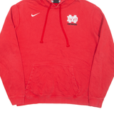 NIKE Swimming Mens Red Hoodie M