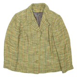 Womens Blazer Coat Green M