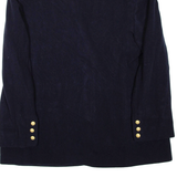 WEINBERG PARIS Womens Blazer Coat Blue Wool L