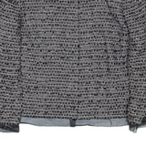 MAX MARA STUDIO Cropped Womens Blazer Coat Black UK 12