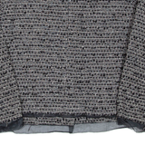 MAX MARA STUDIO Cropped Womens Blazer Coat Black UK 12