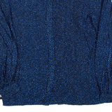 Womens Overcoat Coat Black Silk L