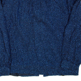 Womens Overcoat Coat Black Silk L