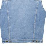 LOIS Mens Denim Gilet Blue L