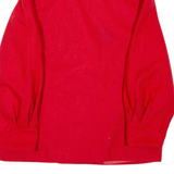 Womens Overcoat Coat Red Wool S