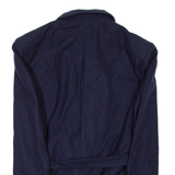 Belted Womens Overcoat Coat Blue Wool S