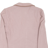 CLAUDE HAVREY Cropped Womens Blazer Coat Pink S