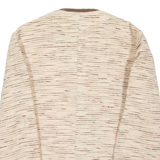 Cropped Womens Overcoat Coat Beige S