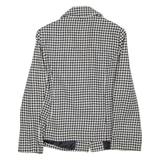 KINGFIELD Womens Blazer Coat Black Houndstooth L