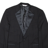 VERSINI Mens Blazer Coat Black L