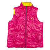 ADIDAS Reversible Womens Puffer Gilet Pink UK 18