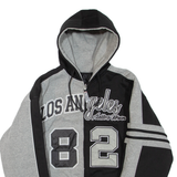 B SPORTS Reversible Los Angeles Active Wear Mens Jacket Black USA Hooded XL