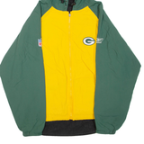 REEBOK Reversible X NFL Green Bay Packers Mens Jacket Green USA Hooded XL