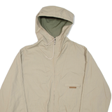 KLEPPER Reversible Mens Jacket Beige Hooded XL