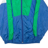 METALOR Mens Track Jacket Blue Colourblock M