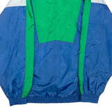 METALOR Mens Track Jacket Blue Colourblock M